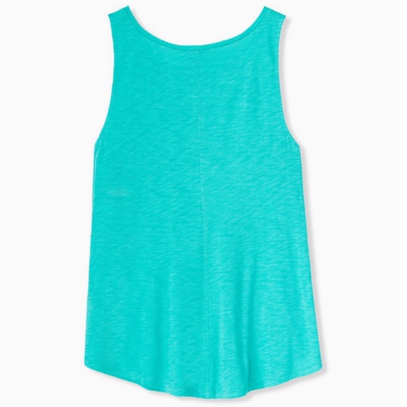 NWT TORRID Aqua Slub Knit Tank - Picture 2 of 8